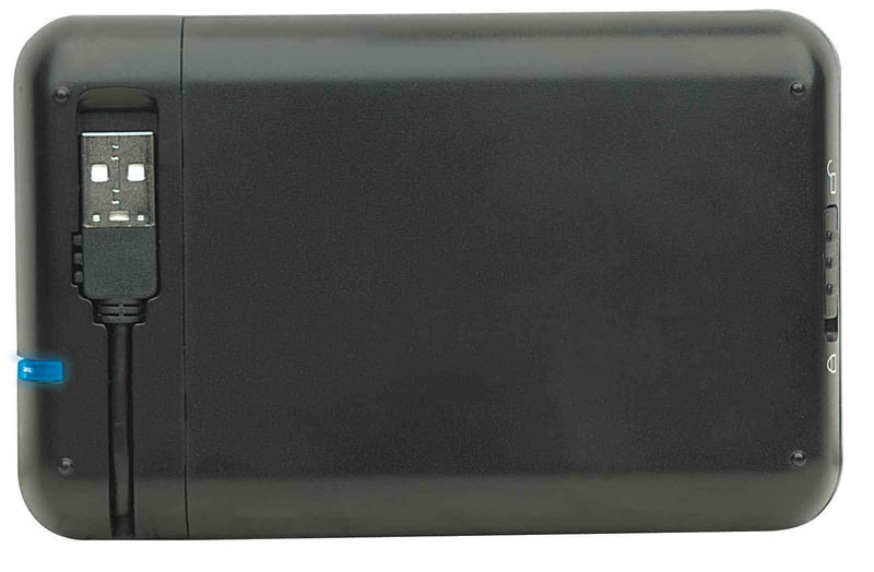 Manhattan USB 2.0 2.5-Inch SATA Hard Drive Enclosure, Black (130042) - LeoForward Australia