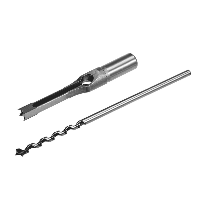  [AUSTRALIA] - (11mm 7/16inch) Square Hole Drill Bit Mortising Chisel Hole Drills,Wood Drill Set Space Hole Drill
