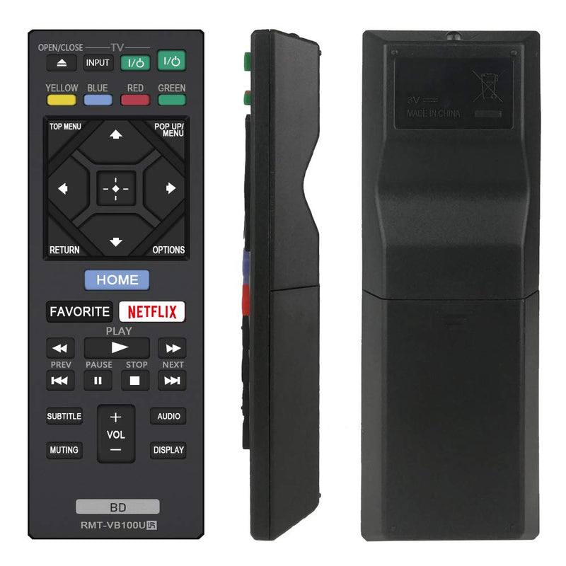 New RMT-VB100U RMT-VB201U Blu-Ray Player Remote Compatible with Sony Player BDP-BX150 BDP-BX350 BDP-BX550 BDP-BX650 BDP-S1500 BDP-S2500 BDP-S2900 BDP-S3500 BDP-S4500 BDP-S5500 BDP-S6500 BDP-S3700 - LeoForward Australia