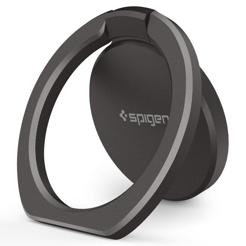  [AUSTRALIA] - Spigen Style Ring 360 Cell Phone Ring/Phone Grip/Stand/Holder for All Phones and Tablets Compatible with Magnetic Car Mount - Gun Metal Gunmetal