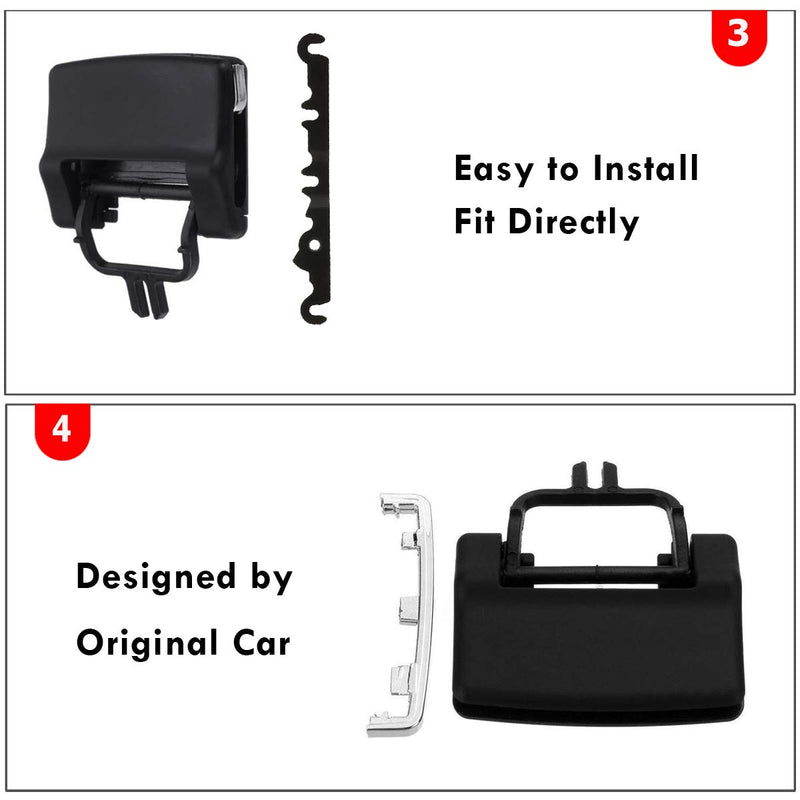 Moonlinks Compatible with Mercedes Benz Front Center/Left/Right Air Vent Clips Outlet Tabs, AC Vent Adjustment Buckle Repair for W164 ML 350 ML 430 ML 500 ML 550 2006-2011 X164 GL 350 GL 450 2007-2012 - LeoForward Australia