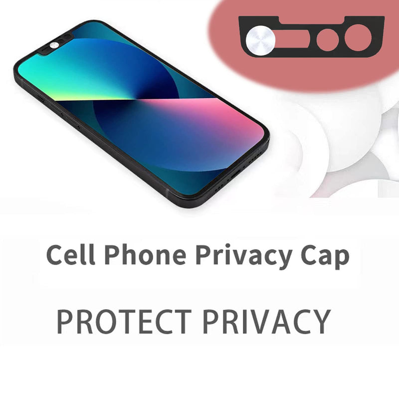  [AUSTRALIA] - Phone Front Lens Cover Protecter Compatible with iPhone 13/13 Mini /13Pro /13Pro Max, Privacy Security Blocker（Silver）