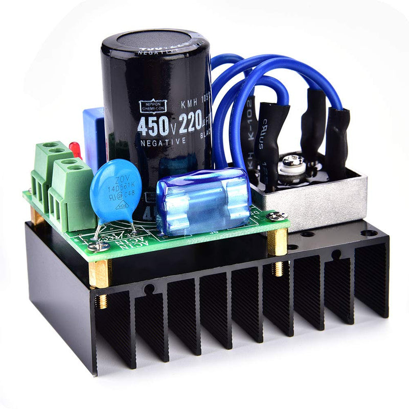  [AUSTRALIA] - 0-220V AC / 0-311V DC 10A Rectifier Board Power Supply Board Rectifier with lightning protection tube, NTC surge current and fuses