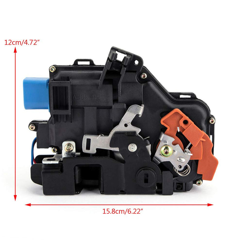 Cheriezing Door Lock Latch Actuator Rear Right Passenger for Porsche Cayenne VW Phaeton 7 Pin 7L0839016D - LeoForward Australia