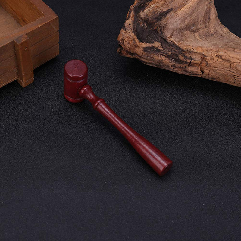  [AUSTRALIA] - NUOBESTY 5pcs Judge Gavel Adult Mini Wooden Gavel Toy Cosplay Lawyer Judge Auction Sale Judge Gavel Costume Accessory