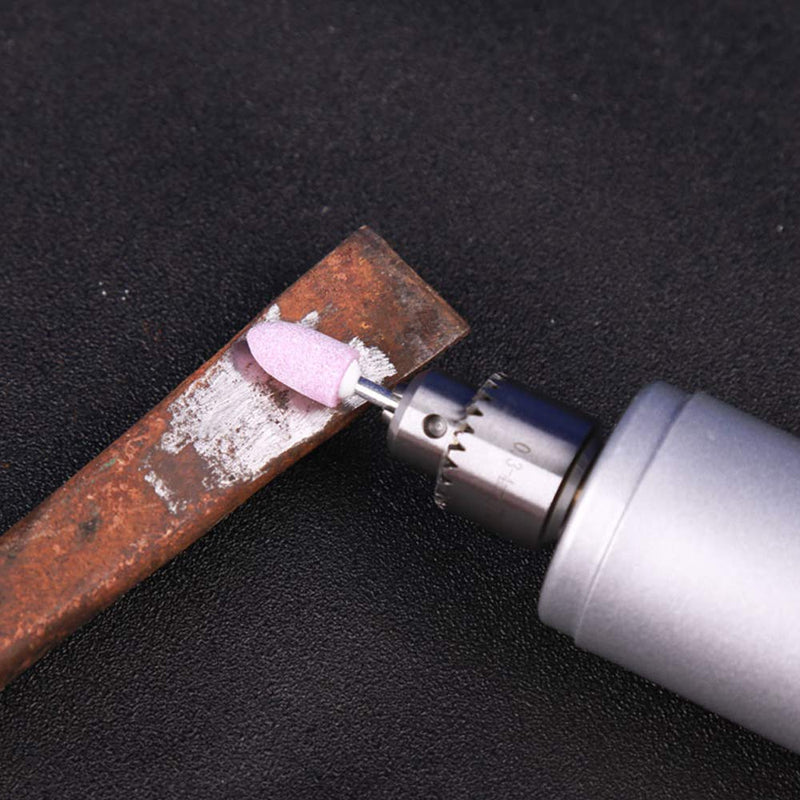  [AUSTRALIA] - Oudtinx 10 Pcs 1/8 Shank Abrasive Mounted Stone Rotary Tool Grinding Wheels Bit Set For Dremel 10PCS