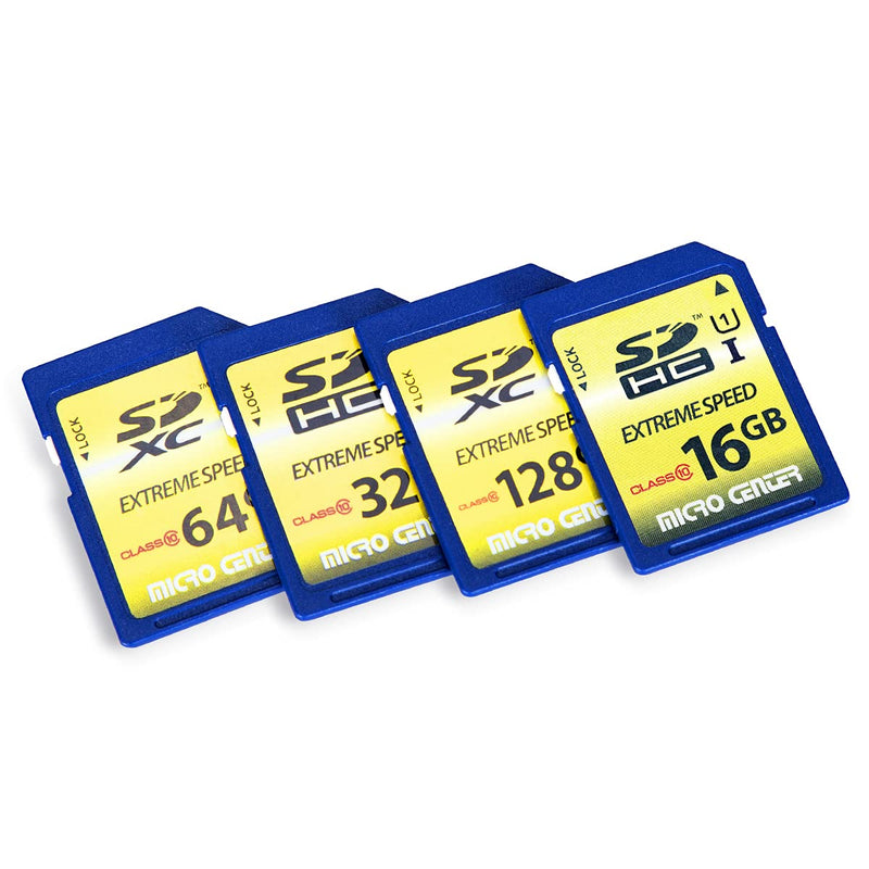  [AUSTRALIA] - 16GB Class 10 SDHC Flash Memory Card Full Size SD Card USH-I U1 Trail Camera Memory Card by Micro Center (5 Pack) 16GB x 5