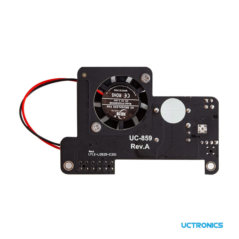  [AUSTRALIA] - UCTRONICS PoE HAT for Raspberry Pi with Cooling Fan, IEEE 802.3af-Compliant, 5V 2.5A Power Over Ethernet Board for Raspberry Pi 4B/3B+