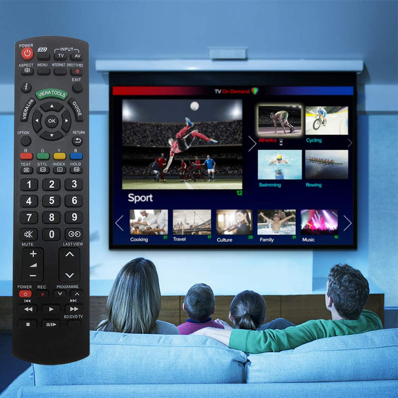  [AUSTRALIA] - Universal Remote Control for Panasonic TV Remote Control Works for All Panasonic Plasma Viera HDTV 3D LCD LED TV/DVD Player/AV Receiver - No Program Needed