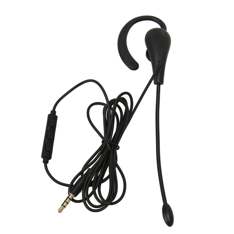  [AUSTRALIA] - Single Ear Headset with Microphone, Wired One Ear Earphone, Noise Cancelling Lightweight Headset for Call Center Office (Type-C) Type-C