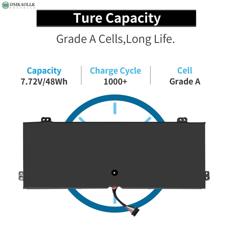  [AUSTRALIA] - DMKAOLLK L16L4PB1 L16M4PB1 Battery for Lenovo Yoga 720 13 720-13IKB 720-13IKBR 730 13 730-13IKB 730-13IWL Series L16C4PB1 5B10M52739 5B10M52738 5B10M52740 5B10M52738 2ICP4/43/110-2 48Wh