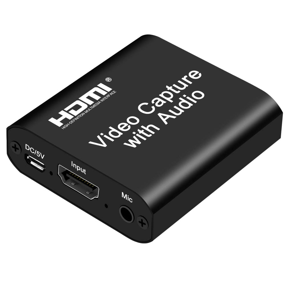  [AUSTRALIA] - DIGITNOW Video Capture Card 4K HDMI Video Capture Device with Loop Out, Full HD 1080P Game Capture Video Recorder for Live Streaming, Broadcasting or Video Conference