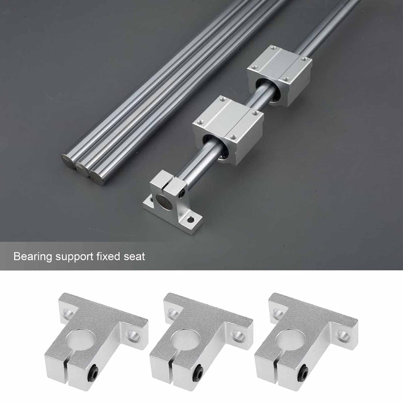  [AUSTRALIA] - 4pcs SK16 Linear Shaft Support Bracket Mount 16mm CNC Linear Motion Ball Slide Units Rail Support Guide Shaft Bearing for 3D Printer Multi-axis Machine
