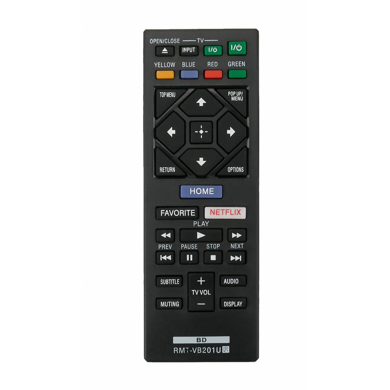 New RMT-VB201U RMTVB201U Replacement Remote Control fit for Sony Bluray Blu-Ray Blu Ray BD Disc DVD Player BDP-S6700 UBP-X700 BDP-BX370 BDP-S1700 BDP-S3700 BDPBX370 BDPS1700 BDPS3700 BDPS6700 UBPX700 - LeoForward Australia