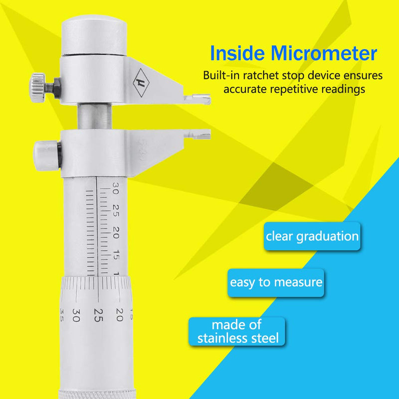  [AUSTRALIA] - Akozon internal micrometer bore inner diameter dial gauge 5-30mm measuring range 0.01mm precision