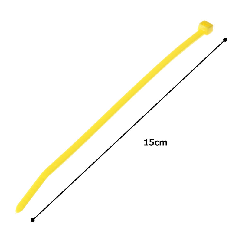  [AUSTRALIA] - Panduit PLT2S-C4Y Cable Tie, Locking, Standard, Nylon 6.6, 7.4-Inch Length, Yellow (100-Pack) 100-Pack