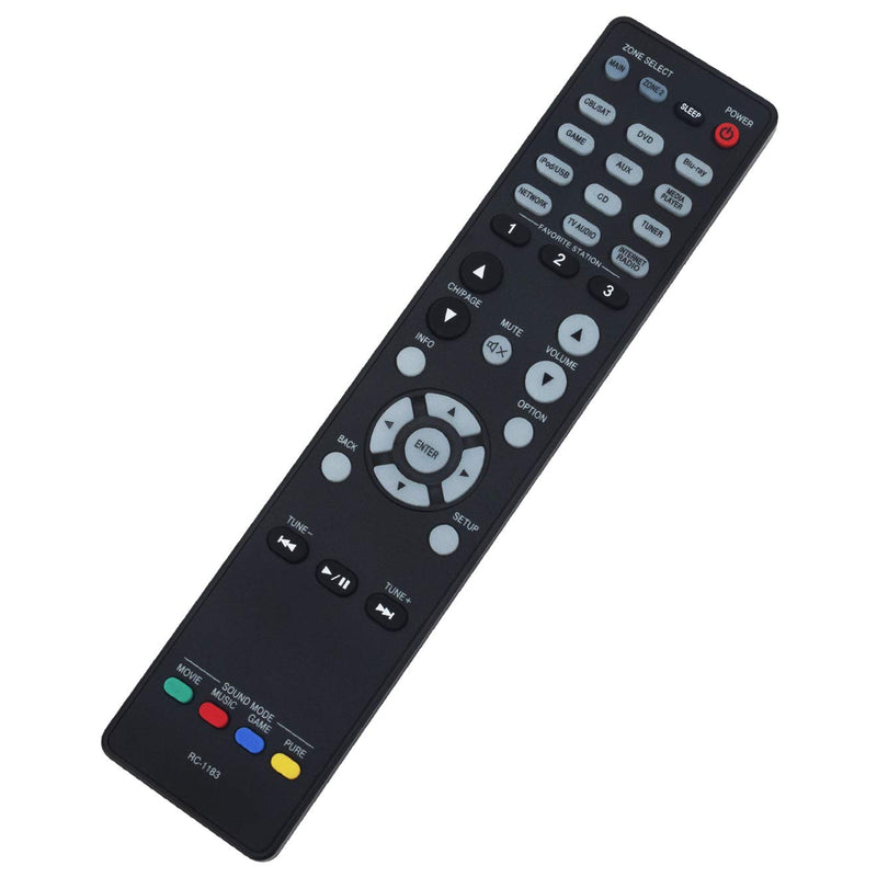 RC-1183 RC1183 Replace Remote Control fit for Denon AV Receiver AVR-X2000 AVR-E400 AVRX2000 AVRE400 - LeoForward Australia