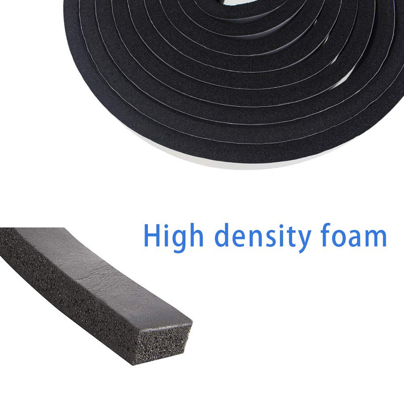  [AUSTRALIA] - Foam Insulation Tape, Weather Stripping Door Seal Strip for Doors and Windows,Sliding Door,Sound Proof Soundproofing Door Seal,Weatherstrip,Air Conditioning Seal Strip (1/2In x 1/4In x 33Ft) 1/2In x 1/4In x 33Ft