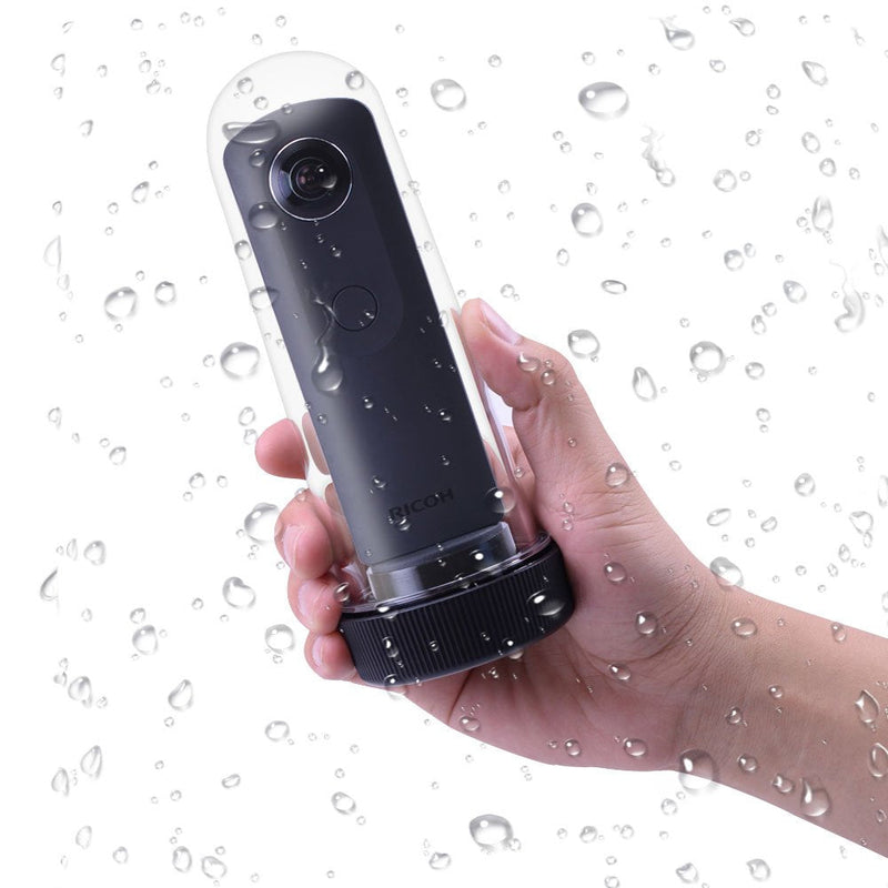  [AUSTRALIA] - HOLACA for Ricoh Theta Water Resistant Housing, Case for Ricoh Theta SC2 Theta V M15 & SC Digital Camera, Waterproof Hard Case for Ricoh Theta S and M15 & Samsung Gear 360 2017 Water Resistant Housing Insta360 ONE X & M15 & SC