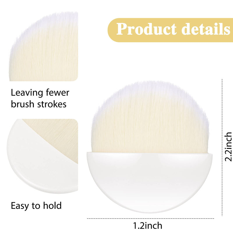  [AUSTRALIA] - 8 Pieces Brushes Paint Brush Applicator Artist Drawing Brush for Gesso, Varnishes, Oil Paint, Acrylic Painting, Watercolor, Wood, Wall, Furniture-Brush Cleaner (Beige and Khaki) Beige
