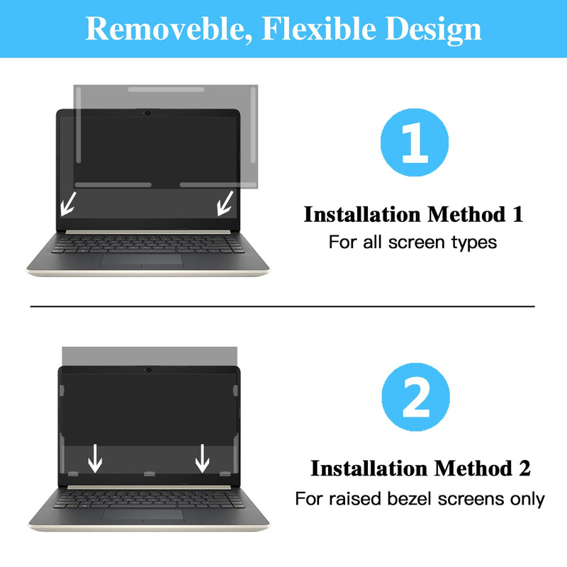  [AUSTRALIA] - F FORITO 14 Inch Laptop Privacy Screen Filter, Anti Glare & Anti Scratch Screen Protector Compatible with 14" Laptop with 16:9 Aspect Ratio