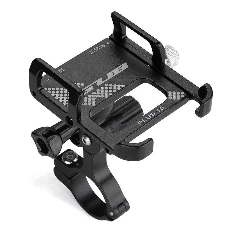  [AUSTRALIA] - Youerle GUB Bicycle Phone Mount - Plus 15 Rotatable Bicycle & Motorcycle Phone Holder,4-7 Inch Alloy Bike Phone Holder with 360° Rotation Adjustable for iPhone 11 12, Samsung S20 GPS,Black,10*9*9CM