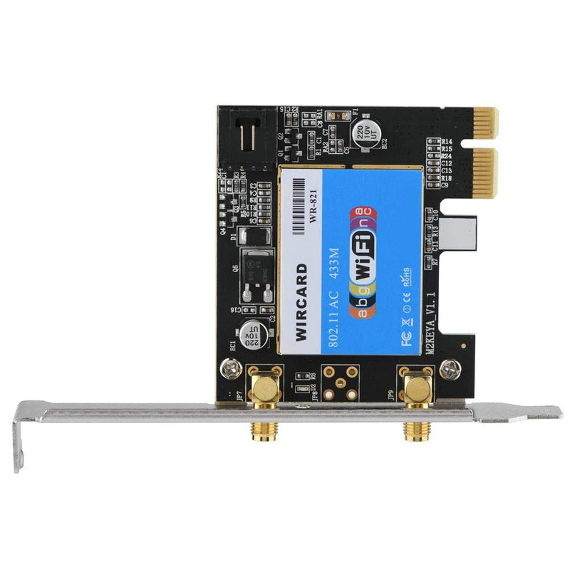  [AUSTRALIA] - 2.4G/5G Dual Band Network Controller Card PCIE Network Card Wireless PCI-E Bluetooth Network Card for Desktop Computers, Suitable for WIN7, WIN8, WIN8.1, WIN10 Systems