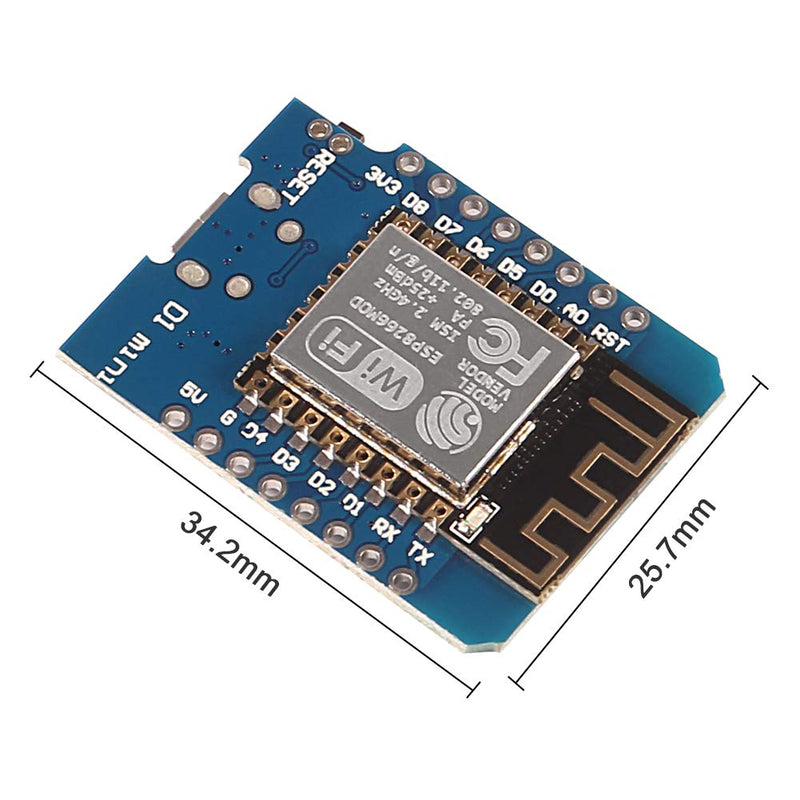  [AUSTRALIA] - 4pcs ESP8266 ESP-12F Development Board D1 Mini for NodeMcu Lua 4M Bytes WiFi Internet Module Compatible with Arduino