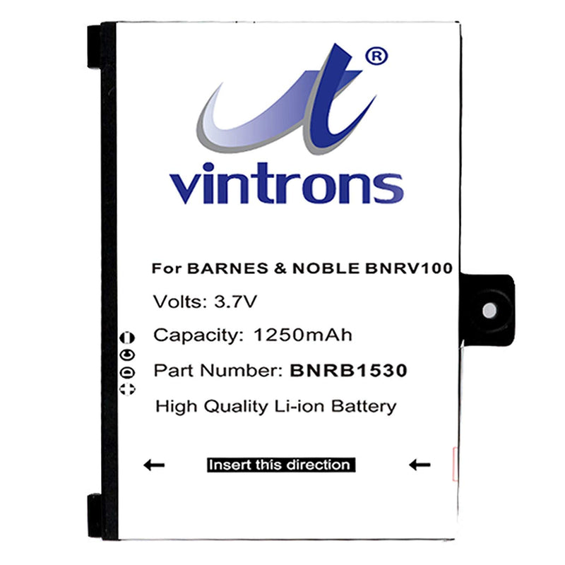 VINTRONS Rechargeable Battery 1250mAh for Barnes&Noble Nook Classic, 005, BNRB454261, BNRZ1000, 9875521 - LeoForward Australia