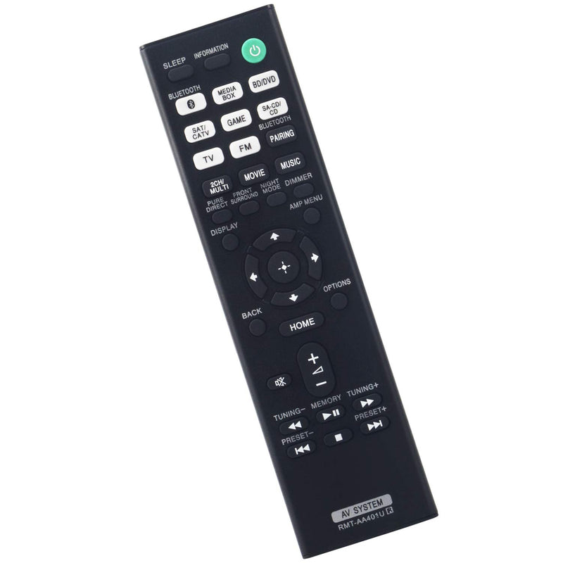 RMT-AA401U Replacement Remote Control Applicable for Sony AV Receiver STR-DH190 STR-DH590 STR-DH790 STRDH190 STRDH590 STRDH790 - LeoForward Australia