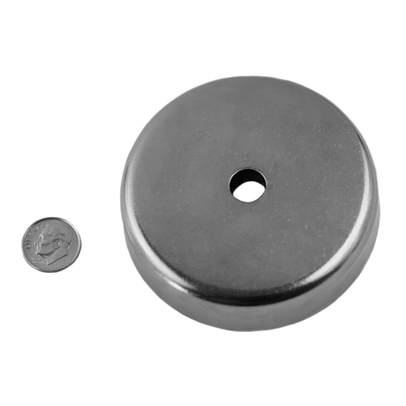 Applied Magnets 1-pc, 3" Strong NdFeB Neodymium Cup Magnet with Countersunk Hole. - LeoForward Australia
