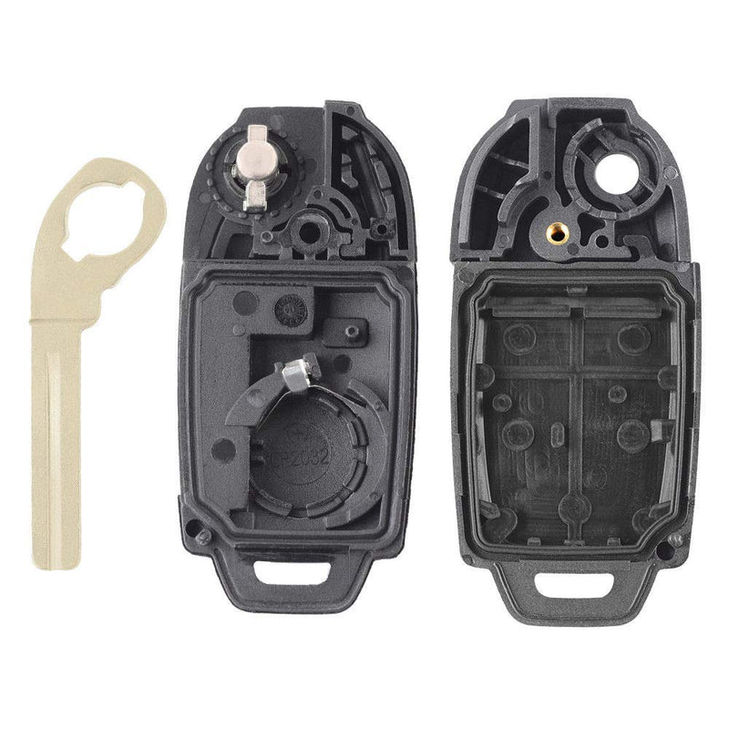  [AUSTRALIA] - Keyecu Modified Flip Floding Remote Key Shell for S60 S70 S80 S90 V70 Case FOB 4+1 Button