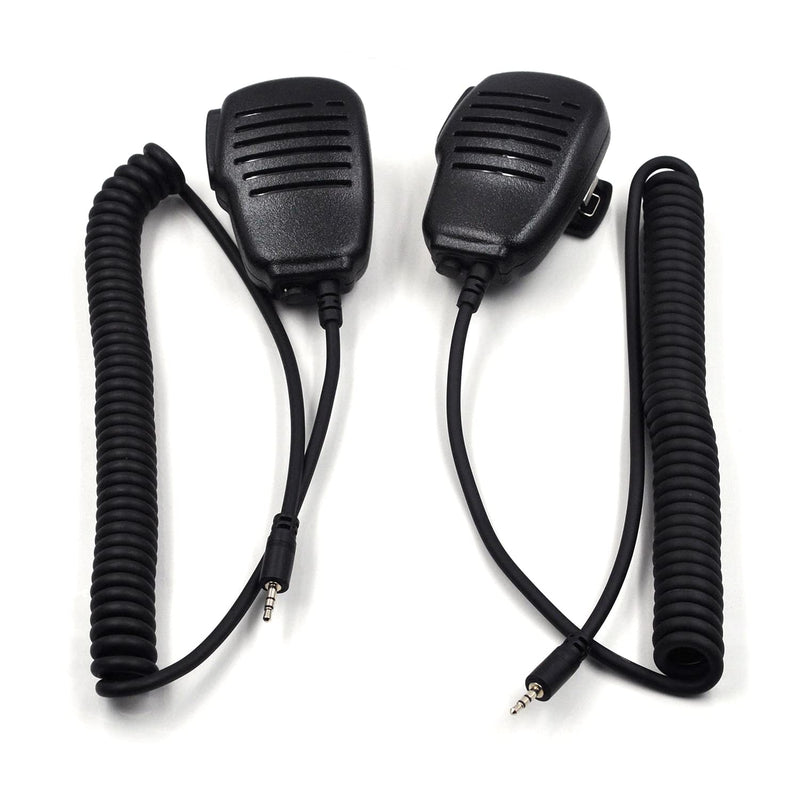  [AUSTRALIA] - (2-Pack) Cobra Handheld Speaker Mic Microphone 1 Pin 2.5mm for Motorola Cobra Microtalk CXT135 CXT145 CXT175 CXT195 CX112 CX190 PR245 PR260 PR350 MT650 MT750 MT800 Two Way Radio with 3.5mm Audio Jack