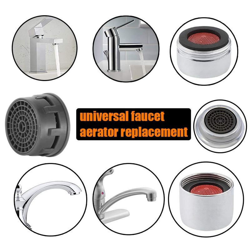  [AUSTRALIA] - JQK Faucet Areator, 4.75 GPM Insert Faucet Aerators Replacement Parts Bathroom 10 Pack, FAG-P10