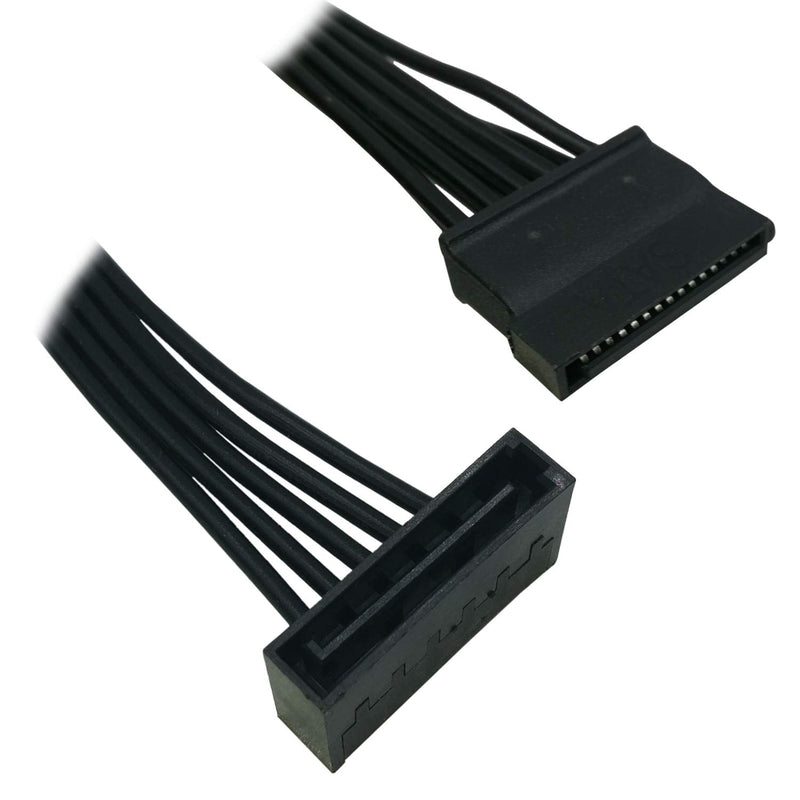  [AUSTRALIA] - COMeap 15 Pin SATA Power Extension Hard Drive Cable 1 Male to 5 Female Splitter Adapter 24-inch(60CM)
