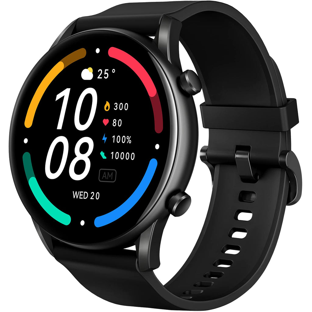  [AUSTRALIA] - HAYLOU Smart Watches for Men Women, Fitness Tracker with Heart Rate Blood Oxygen Sleep Monitor, 12-Day Battery Life, IP68 Waterproof Fitness Watch HD Touch Screen Smart Watch for Android iOS Phones