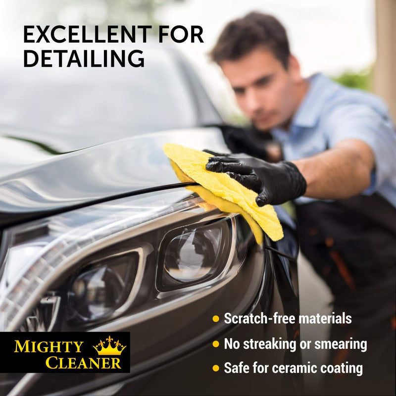  [AUSTRALIA] - Premium Microfiber Towels for Cars - 6 Pack - Thick Professional Microfiber Cleaning Cloth for Cars - 12”x12”