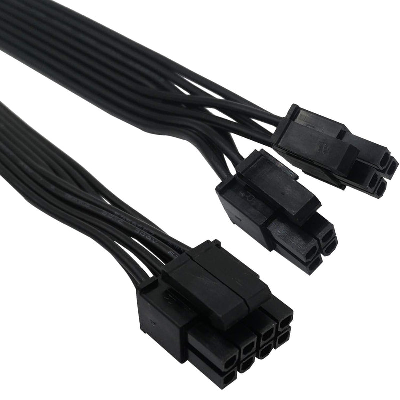  [AUSTRALIA] - COMeap PCIe 8 Pin Male to CPU 8 Pin (4+4 Detachable) Male EPS-12V Motherboard Power Adapter Cable for Seasonic Modular Power Supply 25-inch(63cm)