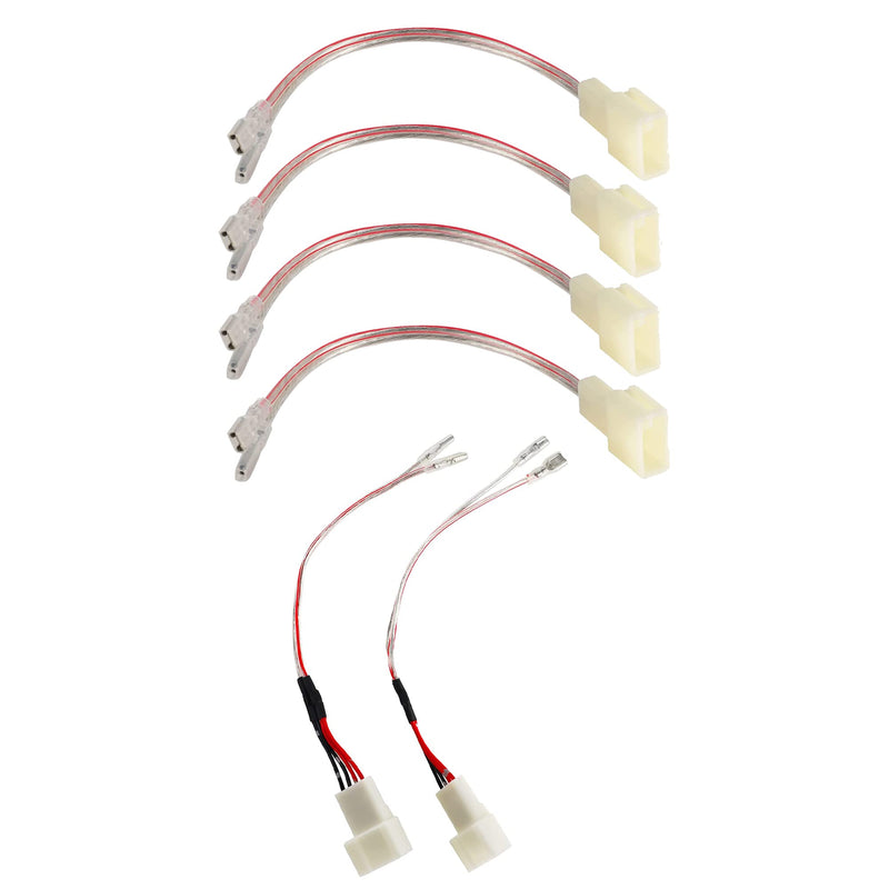  [AUSTRALIA] - NuIth Car Speaker Wire Harness Connector + Dash Tweeter Speaker Wiring Adapter Toyota Corolla/Camry 2012-2019 Subaru Forester/Impreza 2012-2020 Aftermarket Speaker Cable Plug