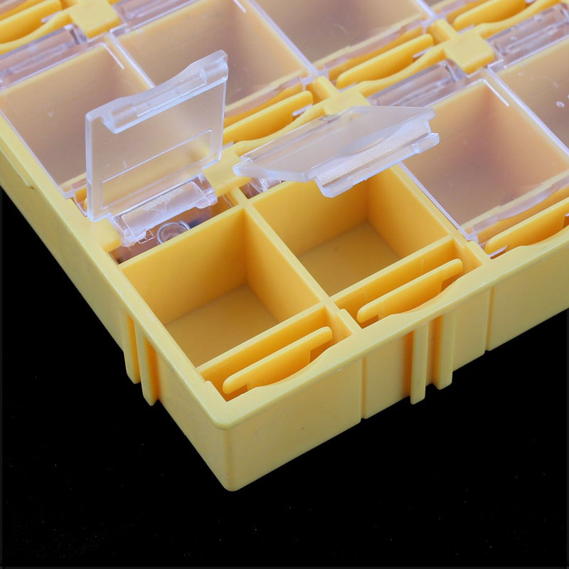  [AUSTRALIA] - Uxcell a16010300ux0102 Plastic 24 Compartments Electronic Components Storage Box Case
