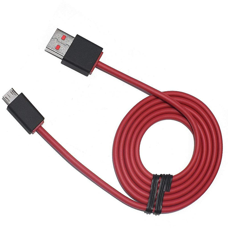  [AUSTRALIA] - Replacement USB Charging Charger Power Supply Cable Compatible with Beats by Dr.Dre Powerbeats 2 or 3 Solo Studio Wireless Headsets Earphones and Pill Speakers (red/3ft) 3ft