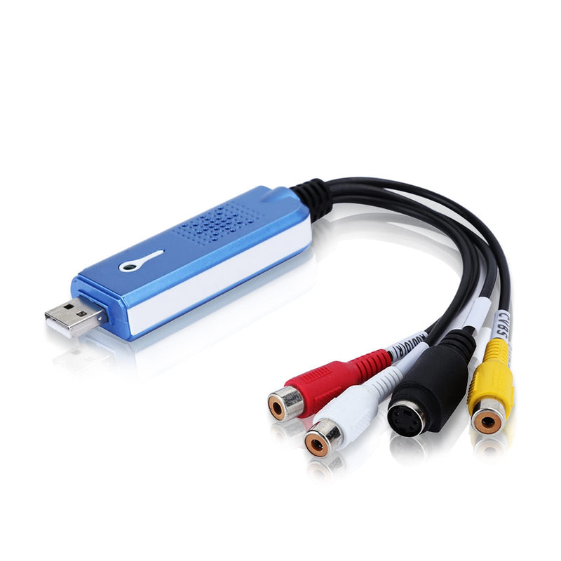  [AUSTRALIA] - ciciglow USB 2.0 Audio/Video Converter,DVD AV Video to USB Computer,Support RCA Video,Edit and Digitize Analog Video,Suitable for VCR/DVD Player,Laptop,PC,Tape Recording