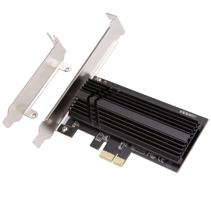  [AUSTRALIA] - Mailiya Nvme M.2 PCIe Adapter, PCIe 3.0 x1 SSD Adapter - Support NVMe/AHCI PCIe M.2 SSD 2280, 2260, 2242, 2230, Upgraded M.2 Heatsink(E603)