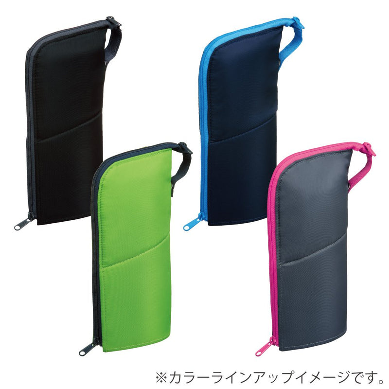 KOKUYO NEO CRITZ Pen Case/Large Size (Black x Dark Gray) - LeoForward Australia