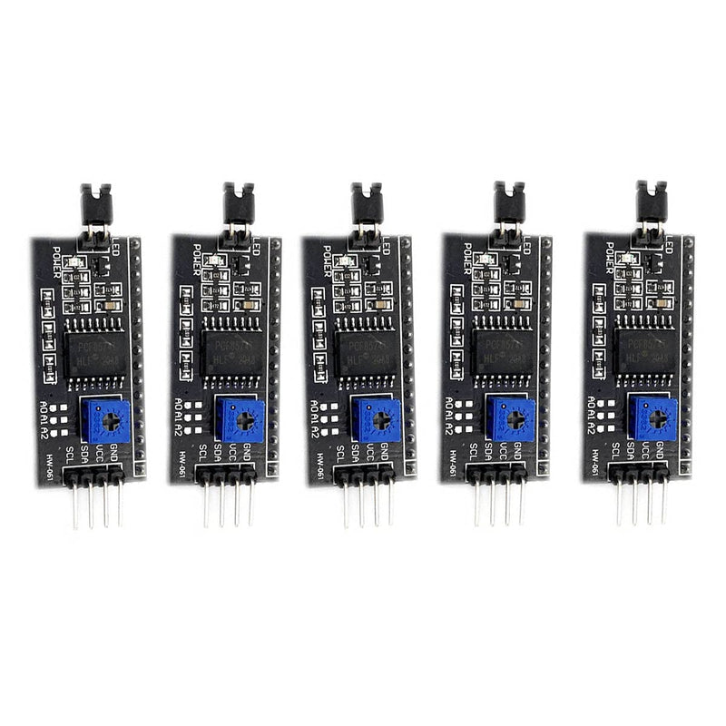  [AUSTRALIA] - KIRO&SEEU 5pcs 1602 LCD 2004 20x4 i2c LCD Display Adapter IIC//TWI/SPI/I2C Serial Interface Module Shield Compatible with Arduino UNO R3 MEGA2560