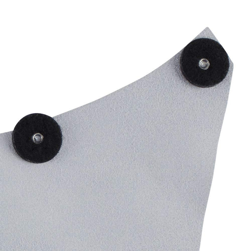  [AUSTRALIA] - Sellstrom Protective Leather Welding Spatter Bib for Welding Helmets/Face Shields, Grey, S21100