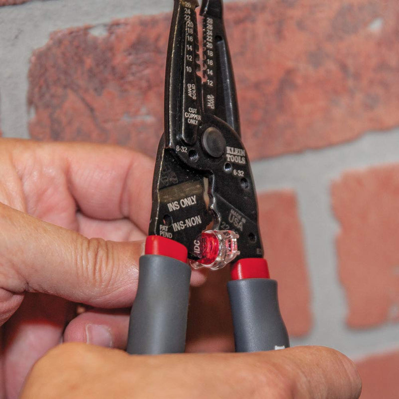  [AUSTRALIA] - Klein Tools 1019 Klein Kurve Wire Stripper / Crimper / Cutter for B and IDC Connectors, Terminals, More