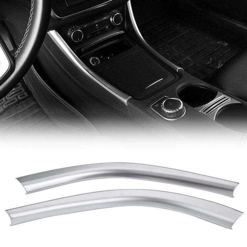 Suuonee Center Console Panel Trim, Car Center Control Side Trims Decorative Sticker for Mercedes Benz A W176 CLA C117 GLA X156 - LeoForward Australia