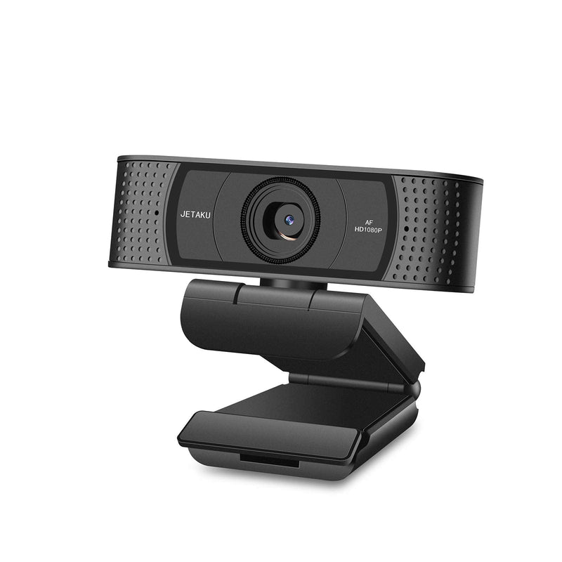  [AUSTRALIA] - Webcam with Microphone-Computer Camera with Privacy Shutter for PC/Mac/Laptop/MacBook,USB 1080P Webcam Plug and Play,Low-Light Correction and Autofocus