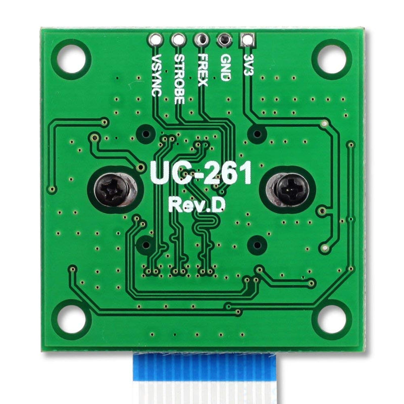  [AUSTRALIA] - Lens Board OV5647 Sensor for Raspberry Pi Camera, Arducam Adjustable and Interchangeable Lens M12 Module, Focus and Angle Enhancement for Raspberry Pi 4/3/3 B+